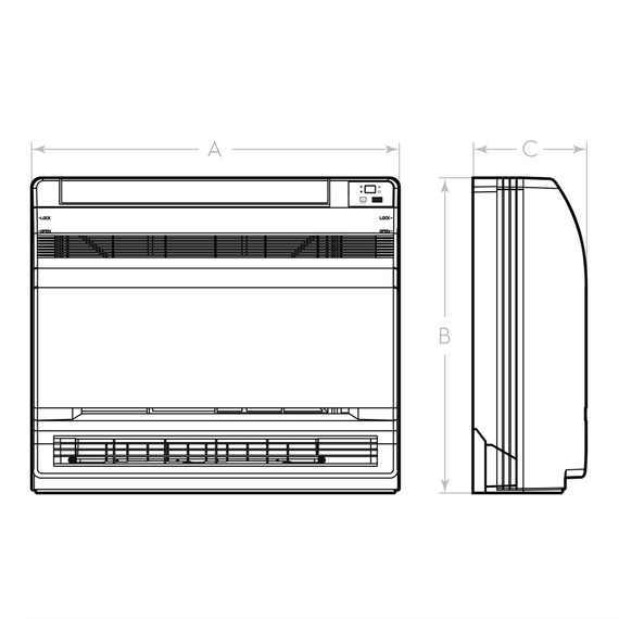 ВНУТРЕННИЙ БЛОК КОНДИЦИОНЕРА ELECTROLUX SUPER MATCH ERP EACW/I-09 FMI/N8 ERP КОНСОЛЬНЫЙ, Производительность, kBTU/h (кБТЕ/час): 9, Модель: EACW/I-09 FMI/N8 ERP официальный дилер Akvilon.by